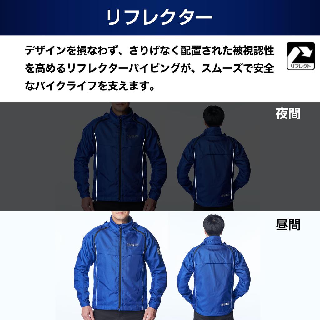 Yamaha Motor RY1001 Riding Size 2-Way Jacket, White, L, 90792-AE38L