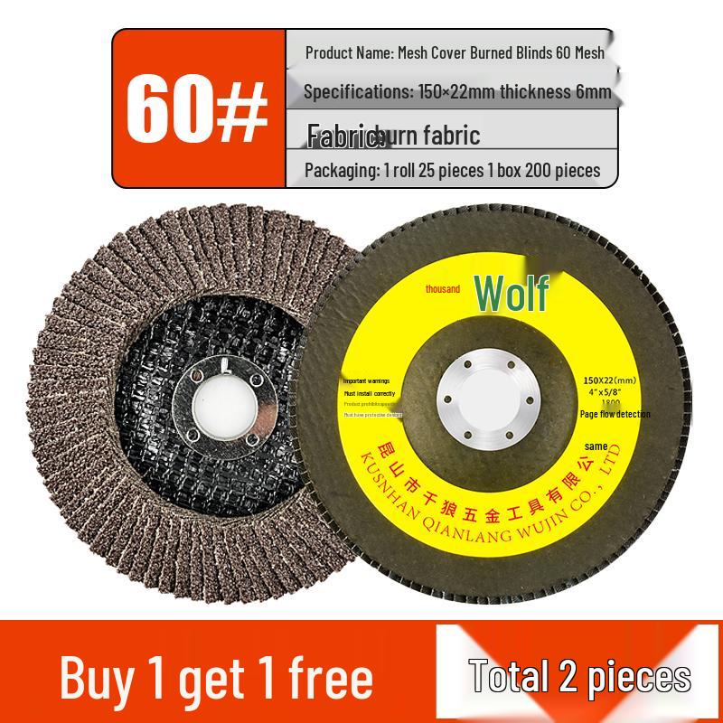 Flap Disc Grinding Wheel for Angle Grinder - 125/150/180mm, Metal & Stainless Steel Sandpaper