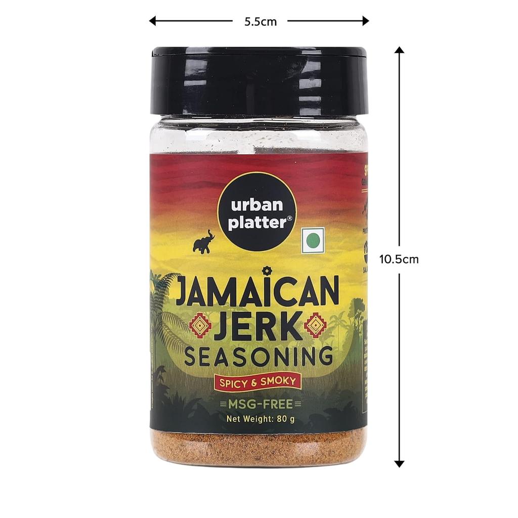 Urban Platter Condiment Jamaican Jerk, 80g (Amestec Caraibean Îndrăzneț și Picant | Perfect pentru Marinade, Grătar și Fripturi)