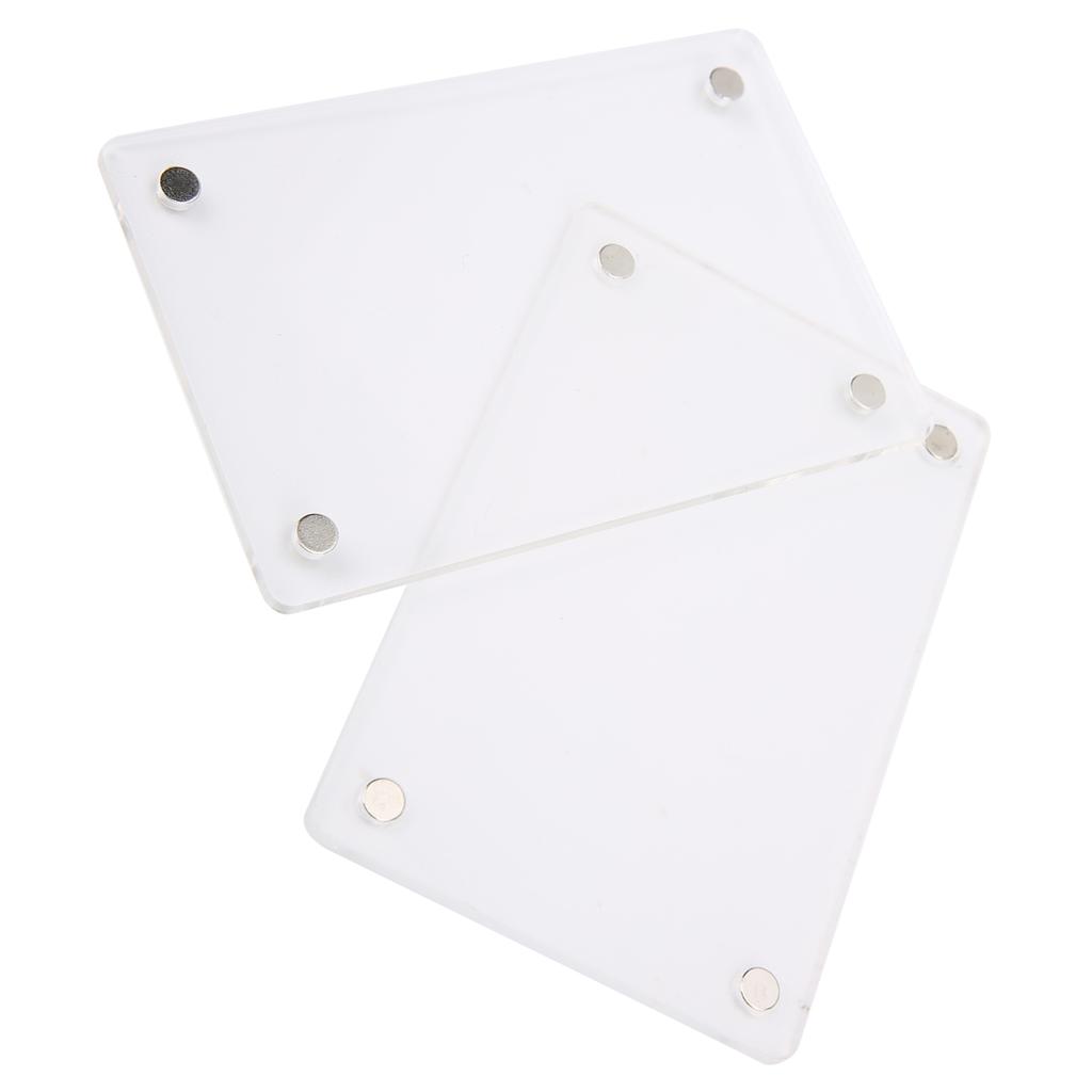 3in Magnetic Acrylic Transparent Photo Frame Refrigerator Sticker for Instax Mini
