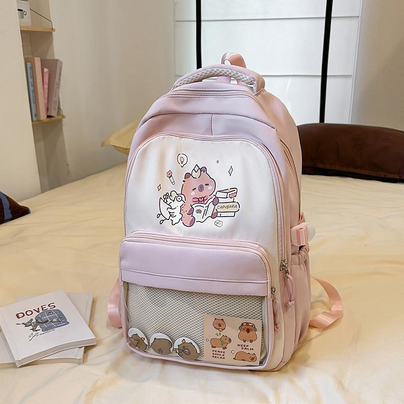 Students Third To Sixth Grade Schoolbag Cartoon Backpack Women's Backpack