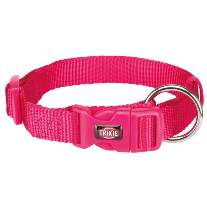 Premium collier - M-L: 35-55 cm-20 mm, fushia