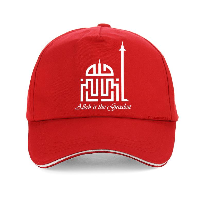 Исламская Матовая Золотая Альхамдулиллах Аллах Арабская Каллиграфия Унисекс Шапка Мода Арт Принт Аллах Величайший Бейсболка Adjustable