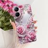 For Realme V30 Case RMX3619 Fashion Flower Bowknot Soft Silicone Back Cover For Realme V30T RMX3618 Fundas RealmeV30 Phone Shell