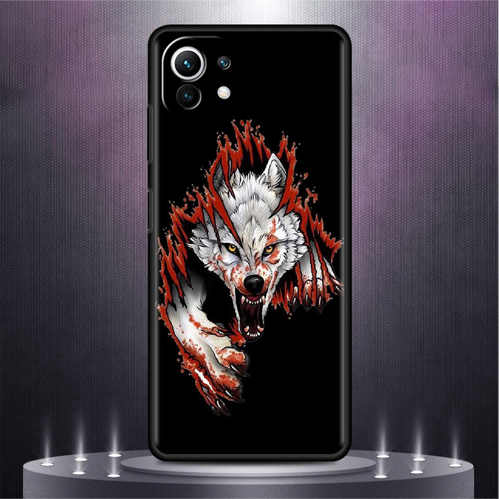 Black Case For Xiaomi Mi Poco X3 NFC M4 F3 C40 11 11T 10T Pro 12 9T 9 10 Lite TPU Phone Cover Tiger Animal
