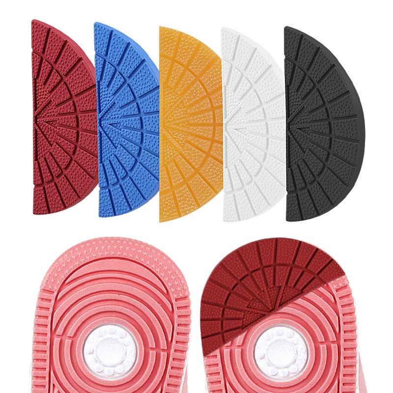 Unisex Anti-Slip Wear-Resistant Basketball Shoe Stickers: Self-Adhesive Rubber Protection Patches for Sports Shoes