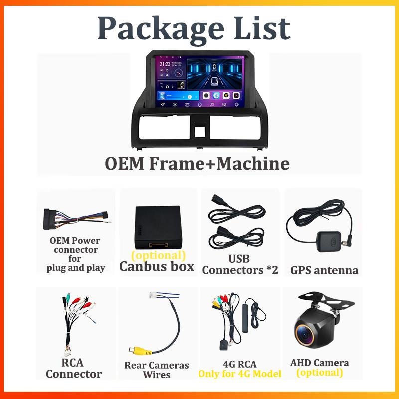 For Honda Accord 7 Diesel 2003 - 2007 Car Radio Player Car Carplay Screen Autoradio Mirror Link Car Intelligent Systems Touch