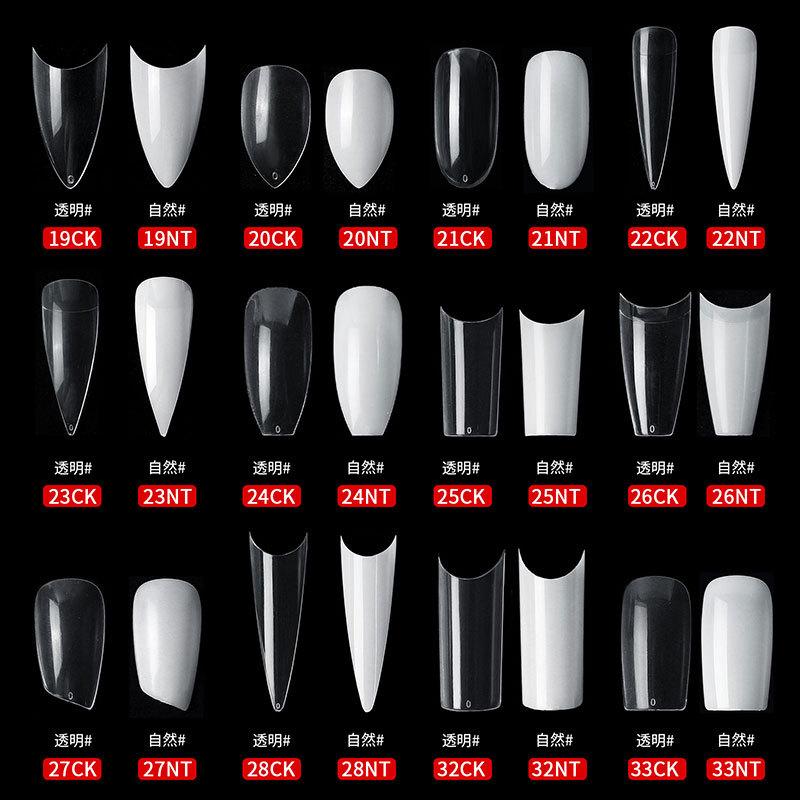 Nail Art French, Autocolant Complet și Autocolant Jumătate, Unghie Balerină, Unghie Țeavă de Apă, Vârf Picătură de Apă Piesă Unghie Pe Stoc