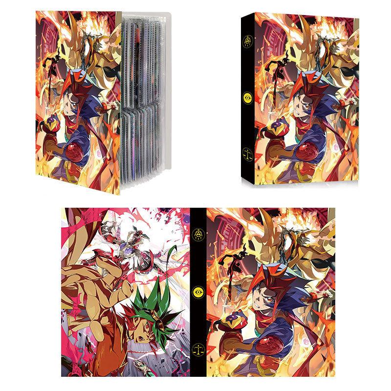 4-Pocket Yu-Gi-Oh! Card Binder, 240 Card Capacity, Cartoon Anime Card Collection Album, Card Holder Case