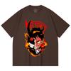 230 Gsm 100% Cotton Fire Force V1 Shinra Print Unisex Heavy Cotton T Shirt