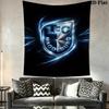 1 Fc Magdeburg Wall Tapestry Aesthetic Wall Hanging Printed Fabric Blanket Decorative Tapestries for Bedroom Living Room Home Decor