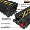 LCD Display Solar Power Inverter 12V 24V To 110V/220V Pure Sine Wave Voltage Transformer Car Charge Converter 8000/10000W