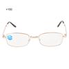 Folding Presbyopic Glasses Blue Light Blocking Anti Fatigue Reading Glasses for Men Women(+150 Gold Frame)