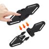 2PCS Safety Cover Child Seat Buckle Black Baby Stroller Chest Buckle  Prevent Injury