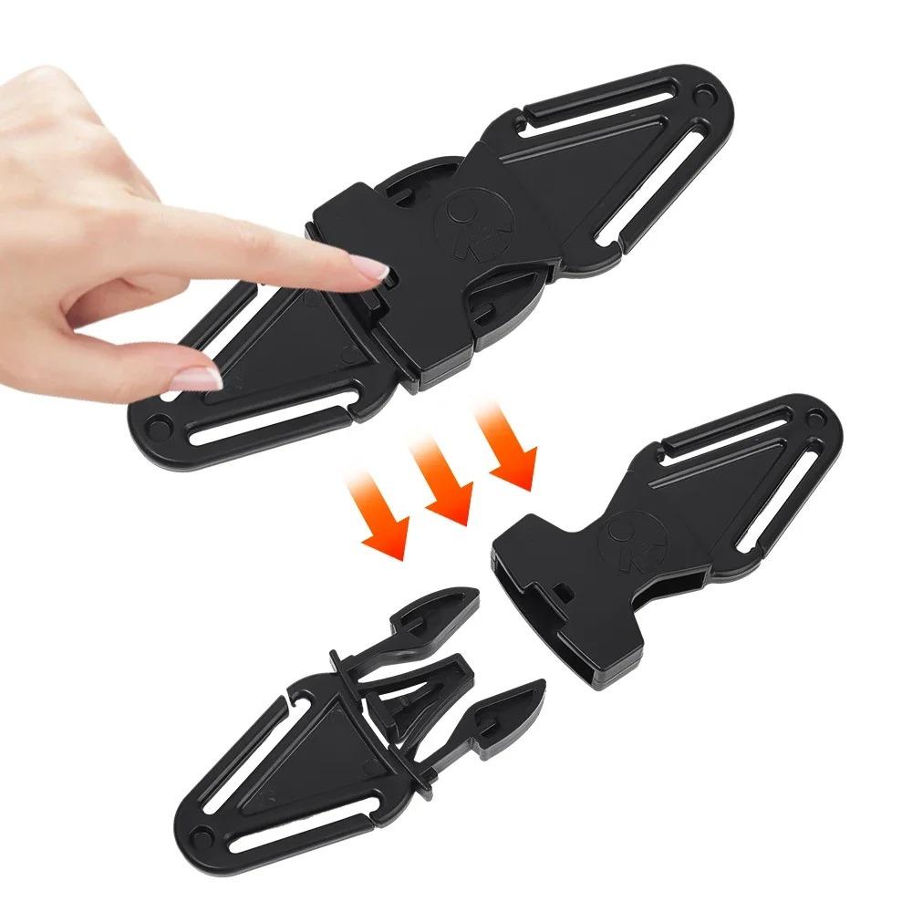 2PCS Safety Cover Child Seat Buckle Adjustable Baby Stroller Chest Buckle  Children