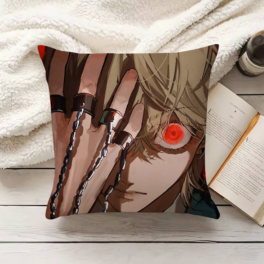 HHunter X HHunter KKurapika Pillow Cover Sofa Cushion Cover Home Room Decoration Children Gift
