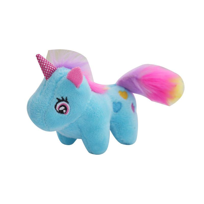 Theme Unicorn Cartoon Plush Toy Backpack Pendant Cute Keyring Decoration Gift
