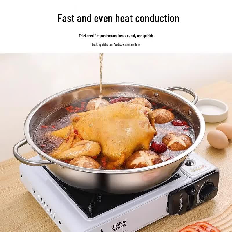 LIJIA Stainless Steel Hot Pot with Lid