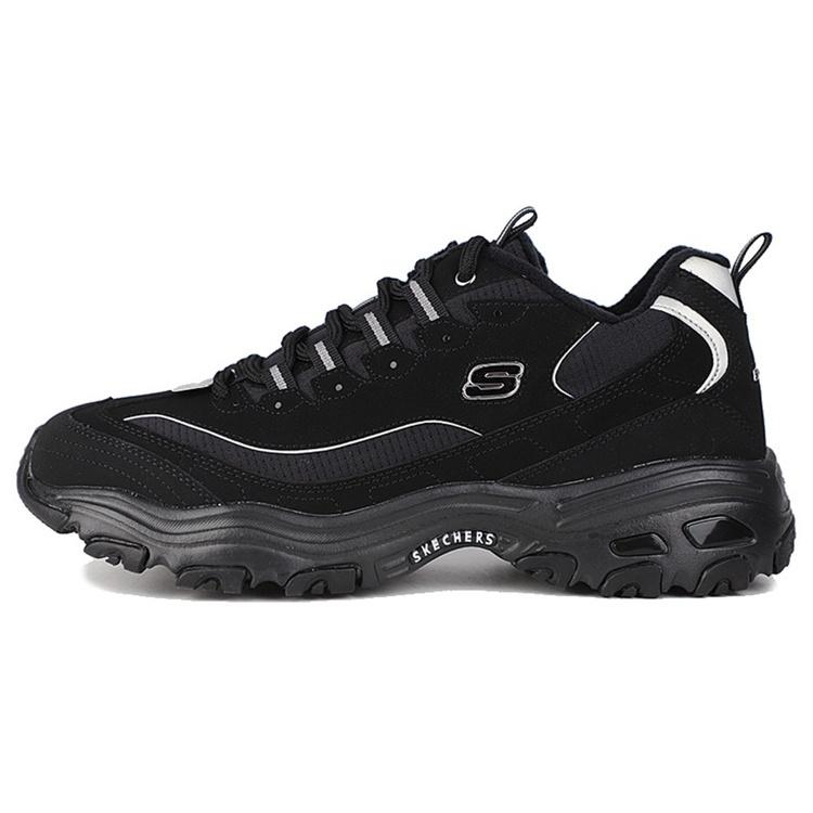 Skechers D Lites Low-Top Running Shoes Black Men s 666063-BBK EU 42