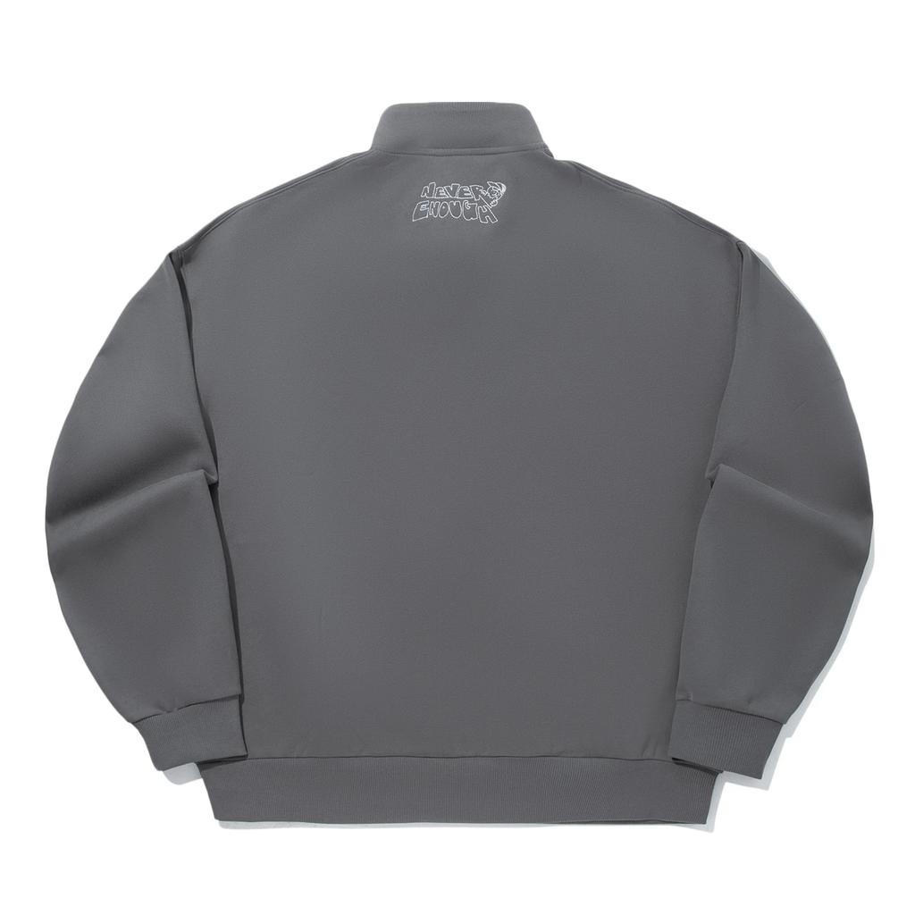 Li Ning X Henry Jones Artist Collaboration Chinese Character Plant Floral Stand Collar Versatile Loose Sweatshirt Unisex Sweatshirt AWDV743-4