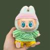 Cute Plush Bee Suit  for Labubu V1 Dolls Mini Plush Elephant Clothes Strap Pants Set Plush Animal Clothes for Labubu Accessories