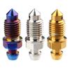 Universal CNC M10x18 Pitch 1.0/1.25mm Motorcycle Brake Calipers Bleed Screw Nipple Oil Hose Oil Drain Nozzle Bolt With Dust Cap