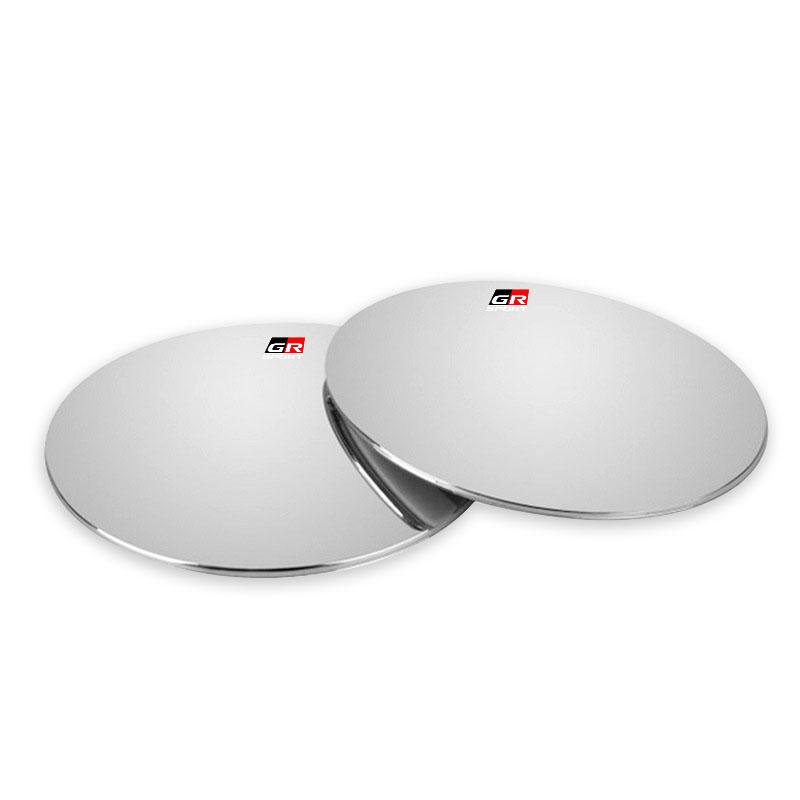 2pcs Wide Angle Car Blind Spot Mirrors Suction Cup 360 Adjustable for Toyota Trd Gr Yaris Hilux Corolla Prius Avensis Emblem Auris Rav4
