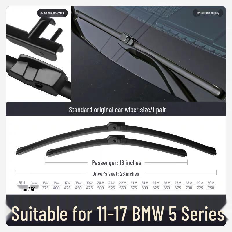 BMW 5 Series Frameless Wiper Blade (2014-2022) - Sport, Free Shipping
