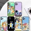MH23 Bluey Phone Shell for Samsung S20 S21 S22 S23 S24 FE Ultra Plus Lite S21S A55 A07 A17 F06 F16 M06 M16 M56 A36 A37 A57