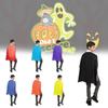 Short Kids Halloween Cloak For Stage Performance And Cosplay In Vibrant Colors