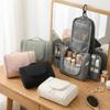 Nylon Wash Toiletry Bags Three Zipper Make Up Bags Portable Hanging Toiletry Bag Unisex
