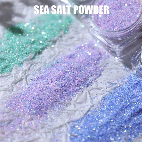 Aurora Effect Nail Art Powder Non-Floating Colorful Pastel Dust Ultra Fine Glitter Nail Powder