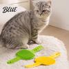 Pet Bath Brush Care Comb Strap Pad Cat Grooming 2Pcs Silicone Self Groomer With Cats