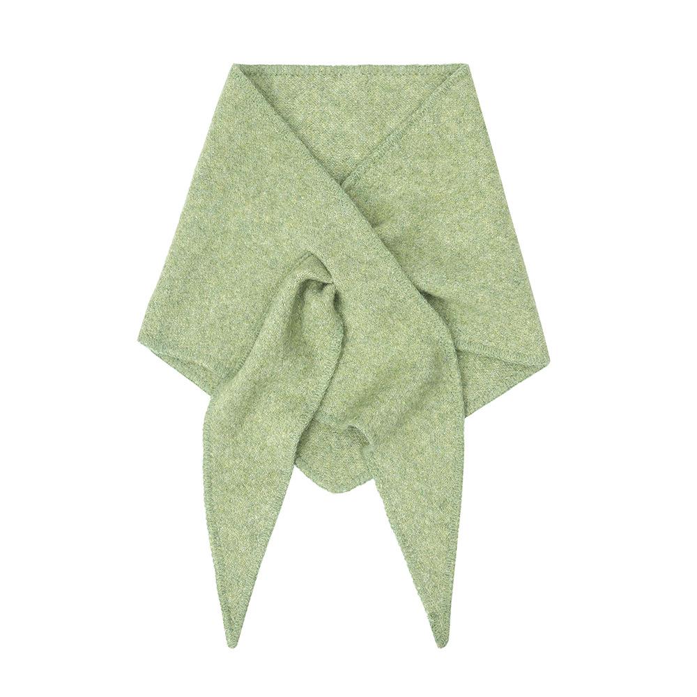 

Европейский и американский высококачественный жаккардовый шерстяной треугольный шарф-шаль для осени/зимы 95x95x160 cm