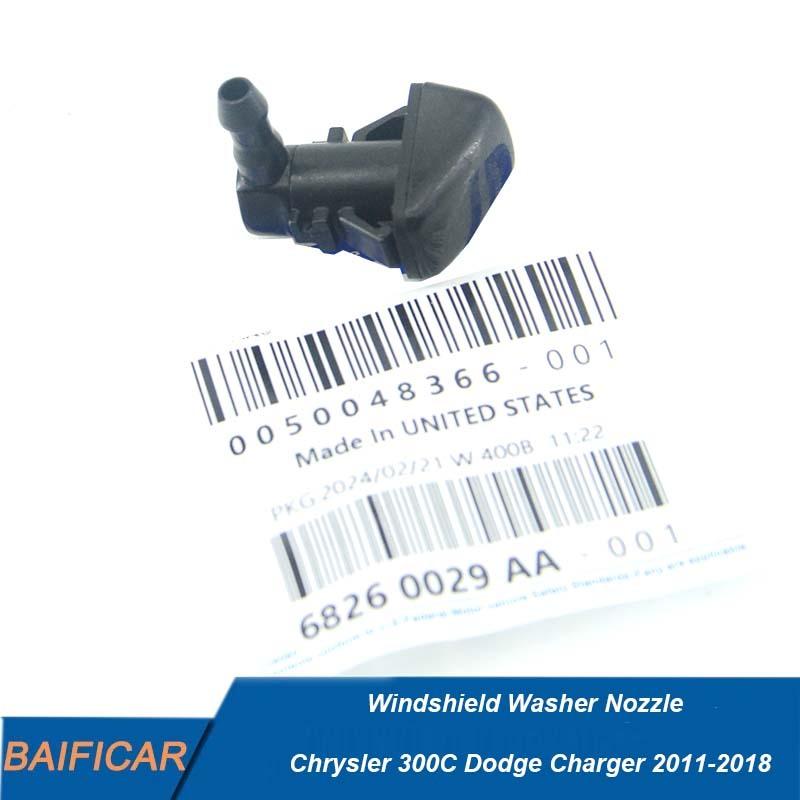 Baificar Brand New Windshield Washer Nozzle 68260029AA 05182327AA For Chrysler 300C Dodge Charger 2011-2018 1PCS