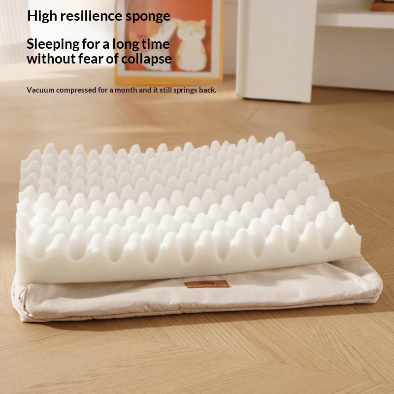 Dog Bed Autumn Winter Thickening Warmth Square Dog Sofa Beds Soft Removable Wave Sponge Pad Pet Dogs Accessories