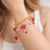 Charm Valentine's Day Bracelet Letter Heart Pendant Hand Chain Fashion Rose Flower Bracelet  Couple