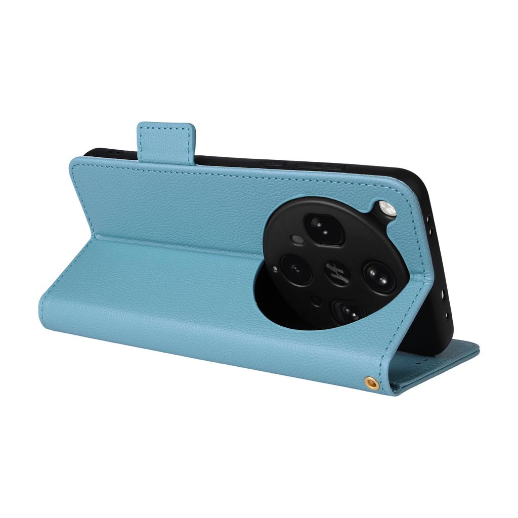 Für Oppo Find X8 Ultra 5G Hülle mit Handschlaufe Litschi-Textur PU-Leder Brieftasche Handyhülle