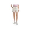 New FILA SS25 Casual Shorts Women's Steam White IV F51W529604F-IV