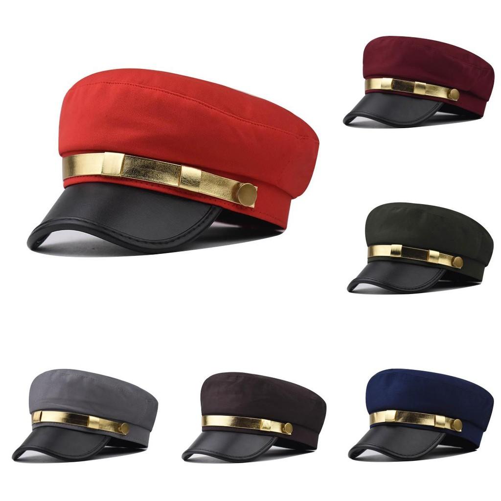 Solid Color Phnom Penh Flat Cap With Breathable Cotton Material For Autumn And Winter