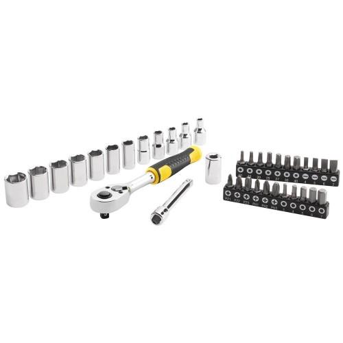 Stanley 1/4 Socket & Driver Set (Pack of 37)