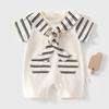 Baby Cotton Short Sleeve Romper Cartoon Onesie Pajamas Newborn