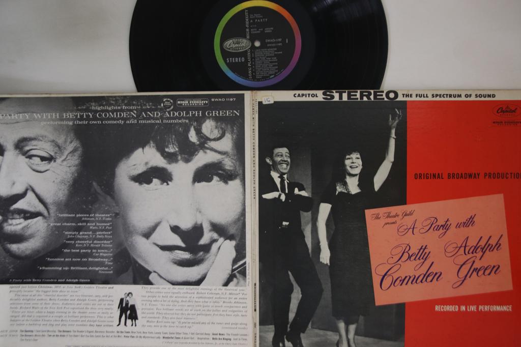 LP Record BETTY COMDEN, ADOLPH GREEN - Party With Betty Comden And Adolph  SWAO1197 CAPITOL US Soundtracks & Musicals Used