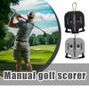 Mini Handy Golf Shot Count Stroke Putt Score Counter Two Digits Scoring Keeper With Key Chain Golf Accessorie Golf Training Aids