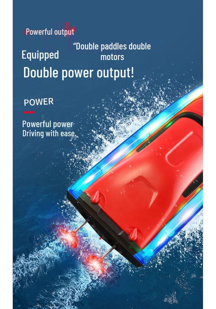 4DRC Remote Control High-Speed S7 Speedboat Electric Yacht Toy for Boys - Perfect Children's Day Gift