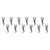 Comet Busters Beautiful Handcrafted Trishul Bindis for Women (BIN353-1) (BIN353)