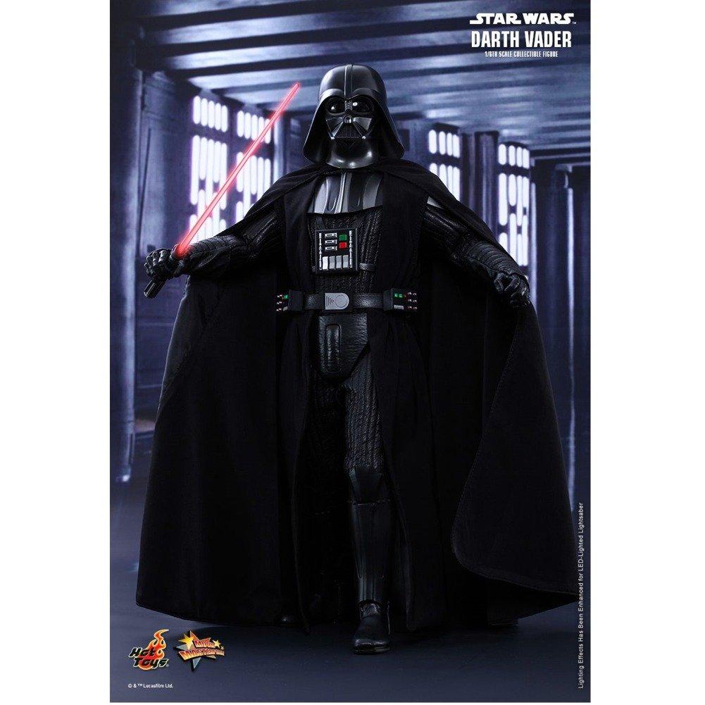 Movie Masterpiece Star Wars Episode A New Hope Darth Vader Scale Plastic Painted Movable Figure IV 1/6