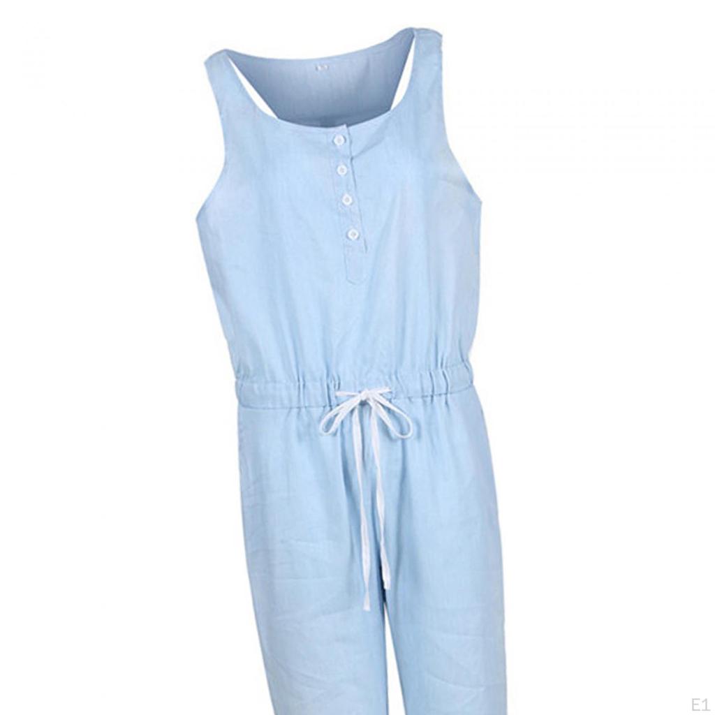 Denim Jumpsuit Jumpsuits Romper Clothing Fashion Long Pants Casual Straight Trousers Rompers for