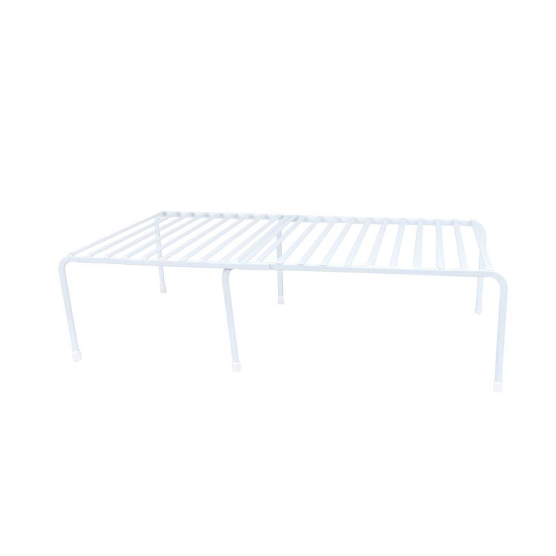 Kitchen Rack Retractable Countertop Pot Rack Extended Dish Storage In Cabinet Desktop Layered Rack