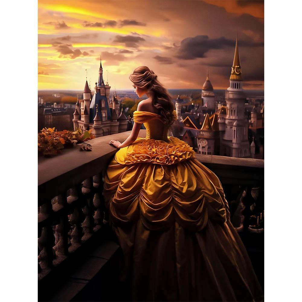 Disney Haft Diamentowy Jaśmin Piękna Śpiąca Królewna Mozaika Haft Krzyżykowy Malowanie Księżniczka Pełny Kwadrat Nowość Sztuka na Ścianę